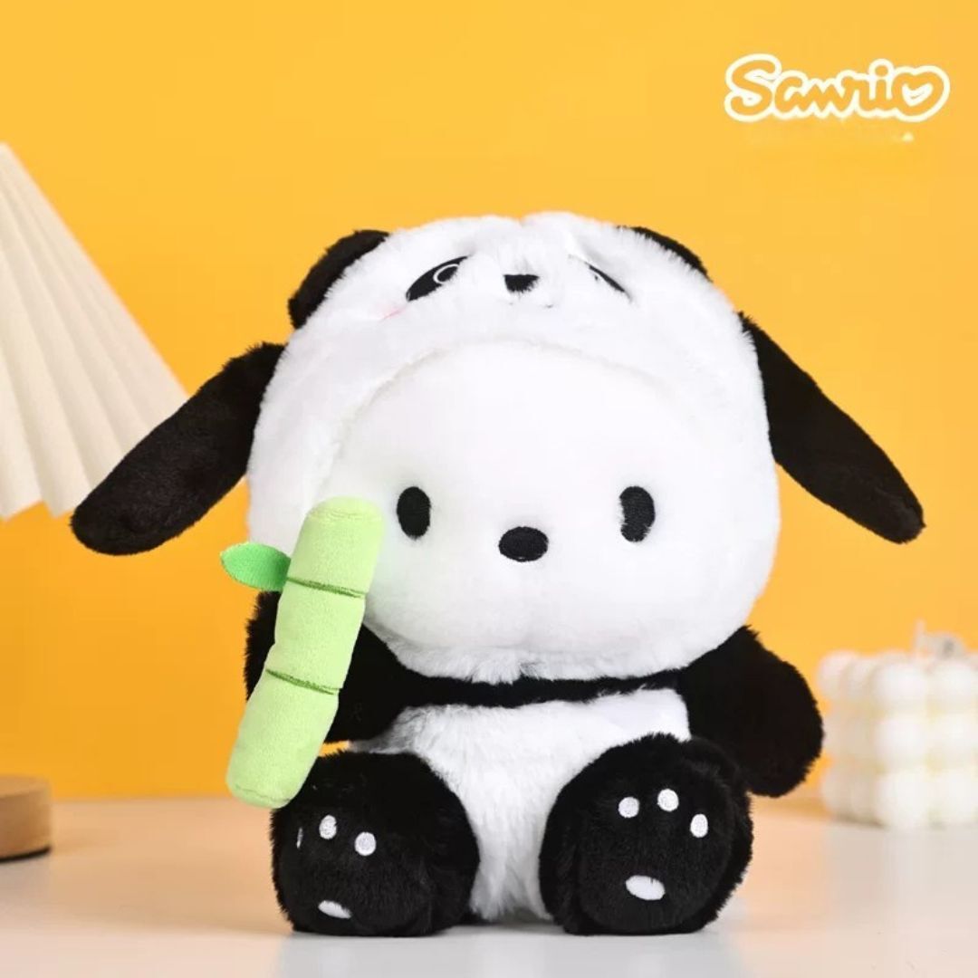 PC狗 - Sanrio 毛絨公仔抱枕（熊猫竹子款)