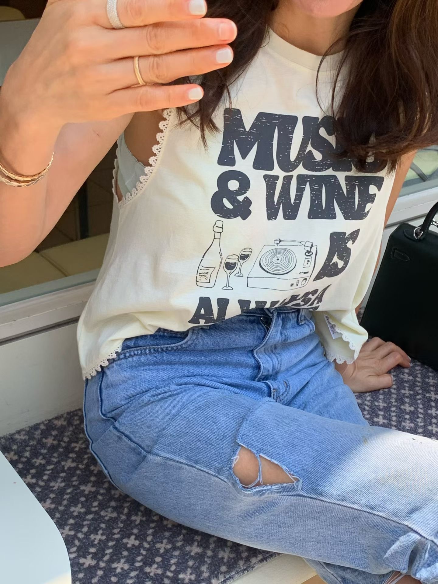 MUSIC無袖背心