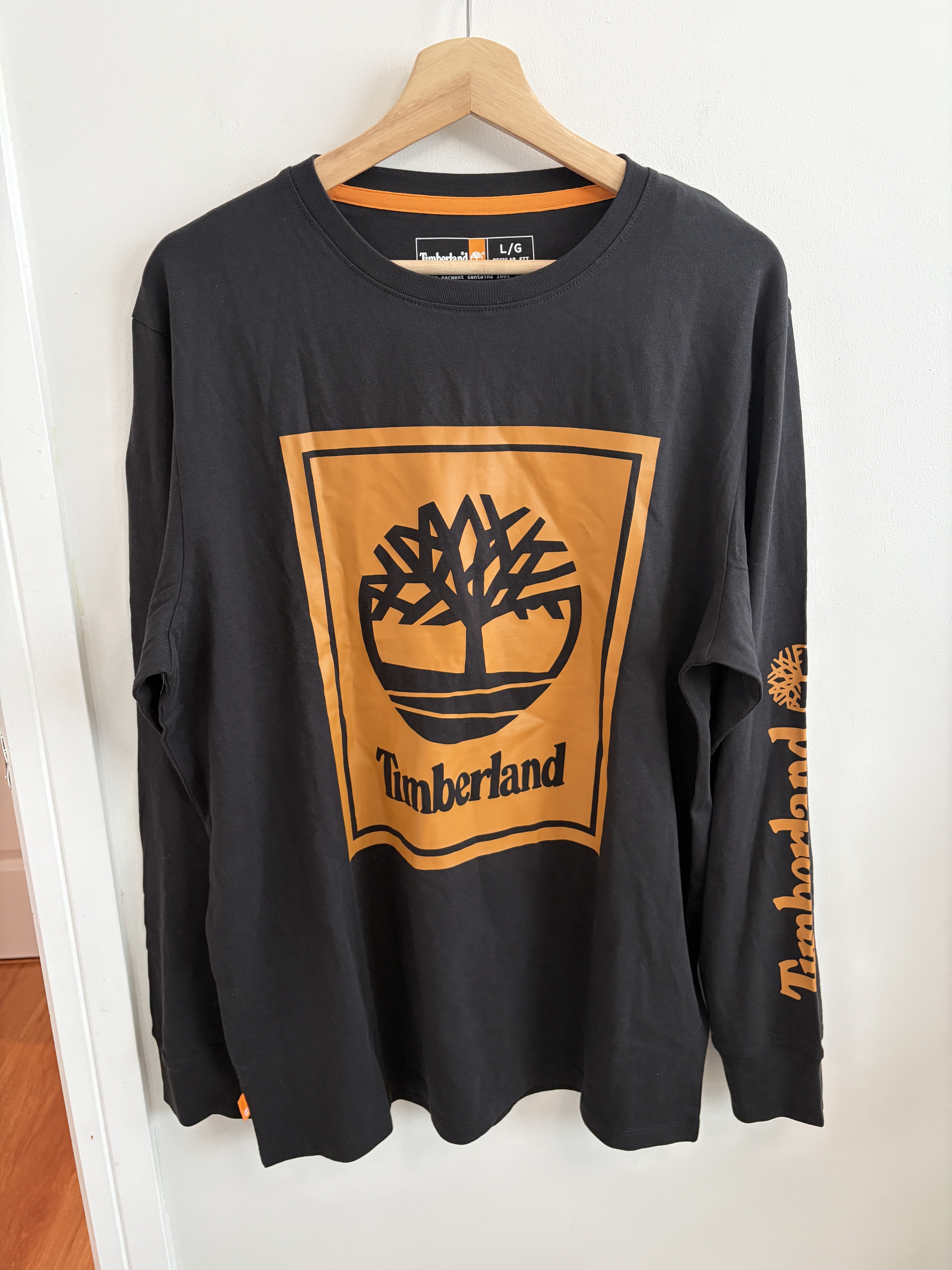 Timberland 大人 BOX LOGO 長TEE
