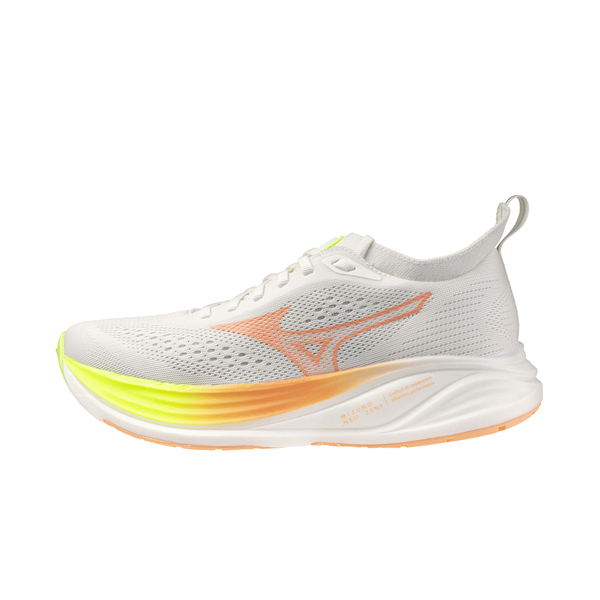 Mizuno 美津濃 Neo Zen 2 J1GD268671 女 慢跑鞋 支撐 緩震 競速 白 橘黃