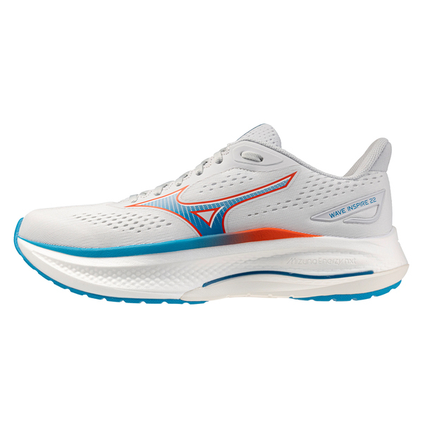 Mizuno 美津濃 Wave Inspire 22 SW J1GC264551 男 慢跑鞋 超寬楦 緩震 淺灰 藍