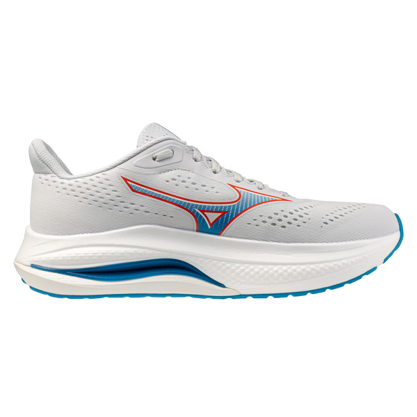 Mizuno 美津濃 Wave Inspire 22 SW J1GC264551 男 慢跑鞋 超寬楦 緩震 淺灰 藍