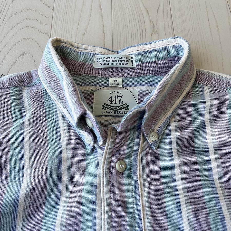 417 Authentic Shirt Wear 條紋長袖恤衫