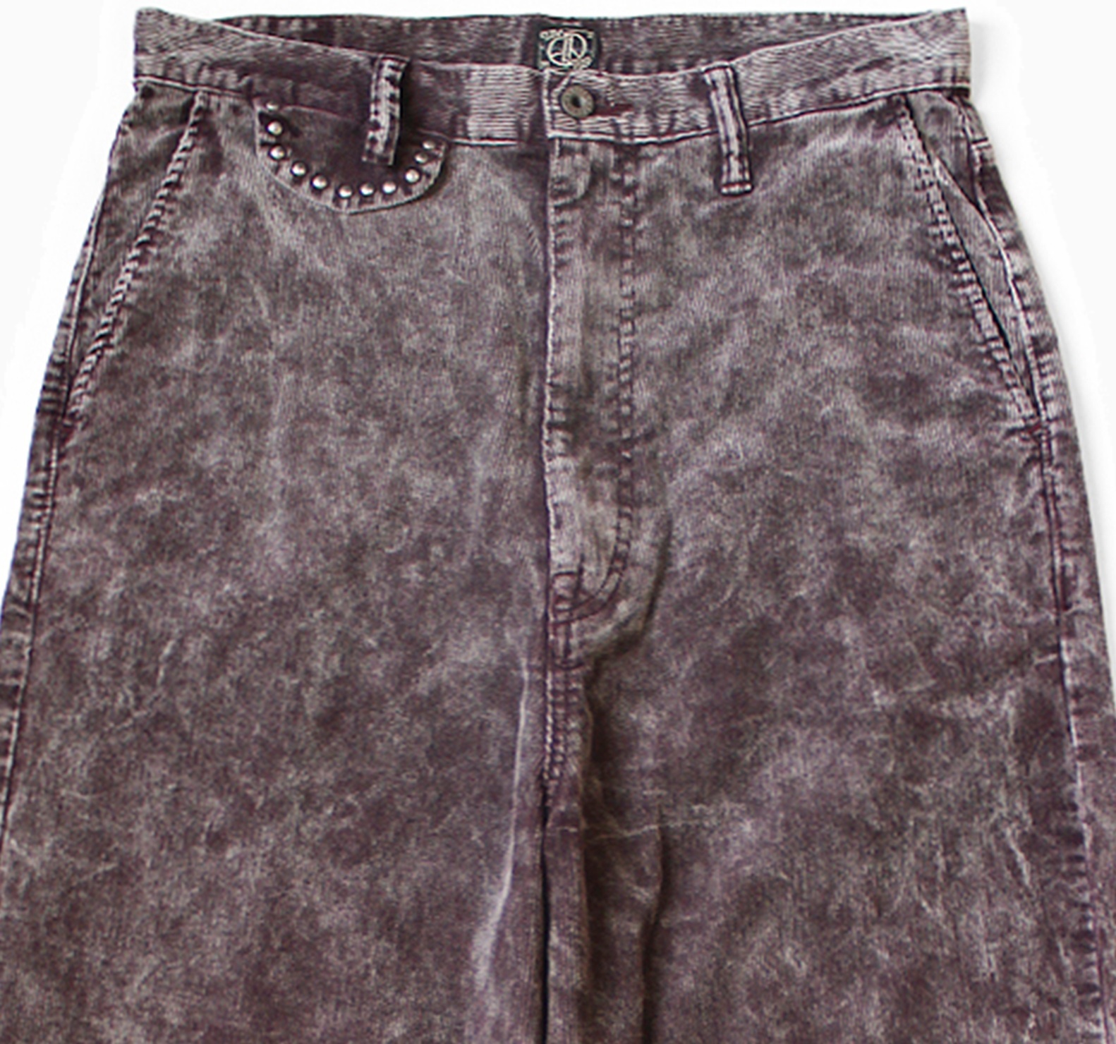 KAPITAL 14W Corduroy Boogie Dayport Baggy Pants (Dirty Dyed) - PURPLE PRE ORDER ITEM (預訂中)