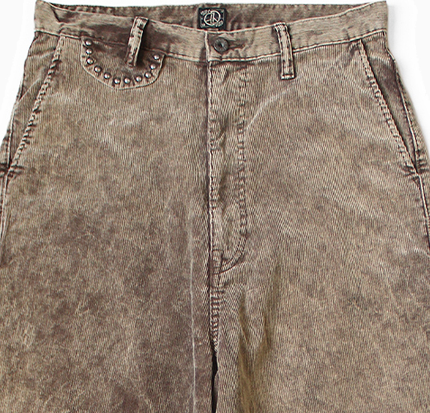 KAPITAL 14W Corduroy Boogie Dayport Baggy Pants (Dirty Dyed) - BROWN PRE ORDER ITEM (預訂中)
