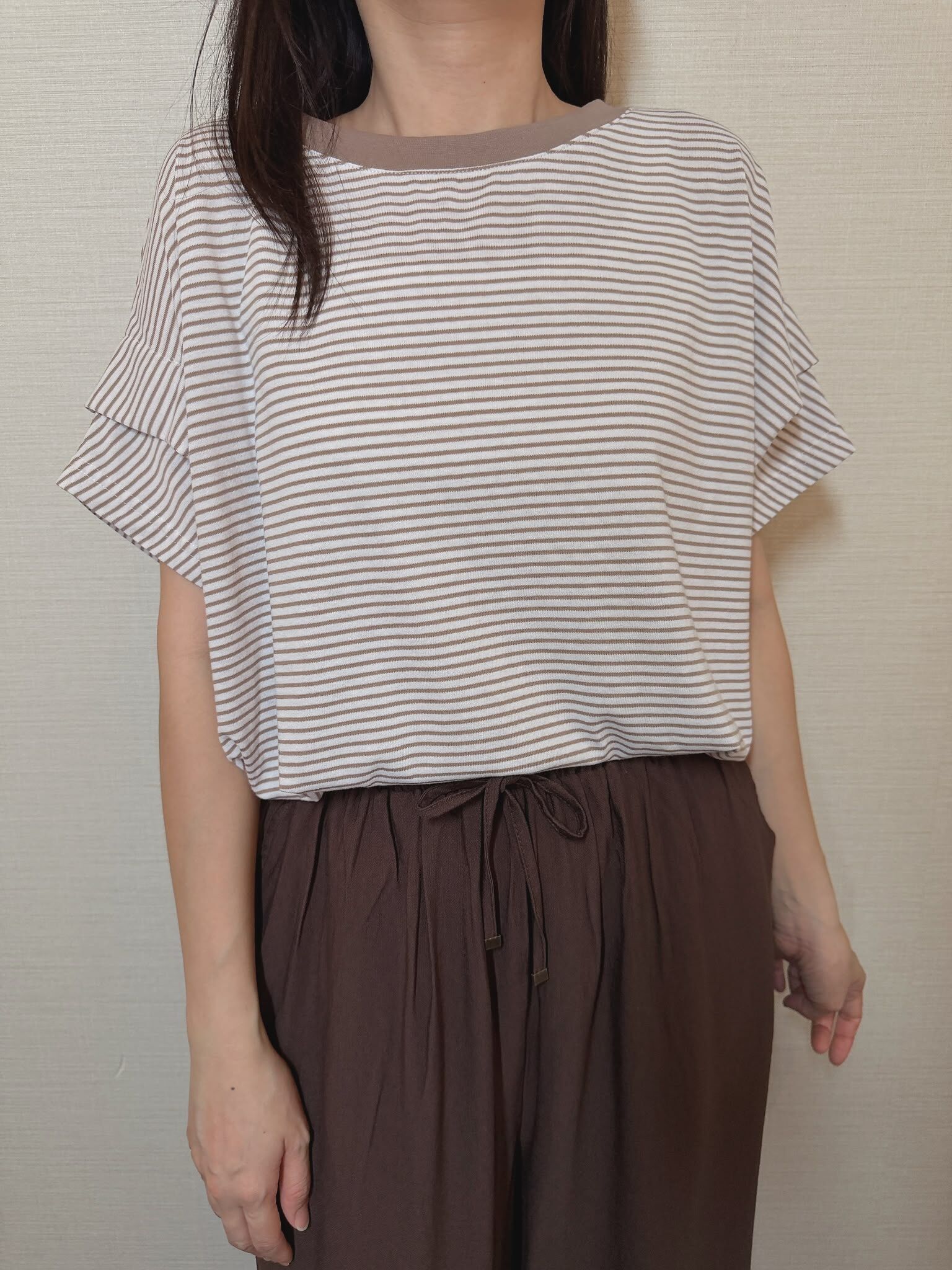 日本 預訂 HY 涼感遮熱肩褶設計Tee