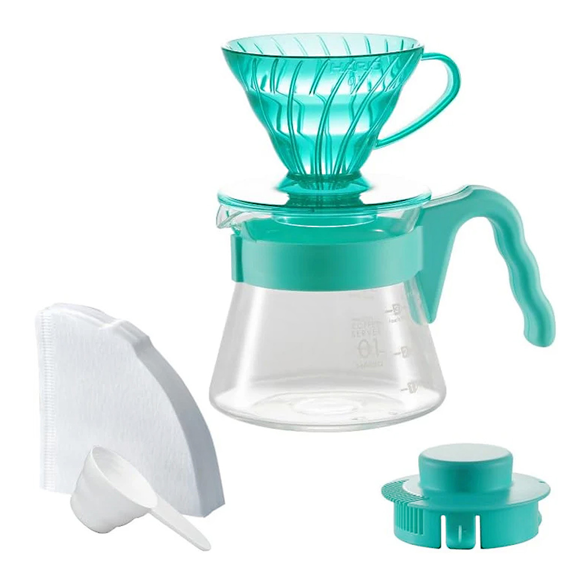 HARIO Color Brew V60-01 Craft Coffee Maker (Mint Breeze) -VCSD0120MB