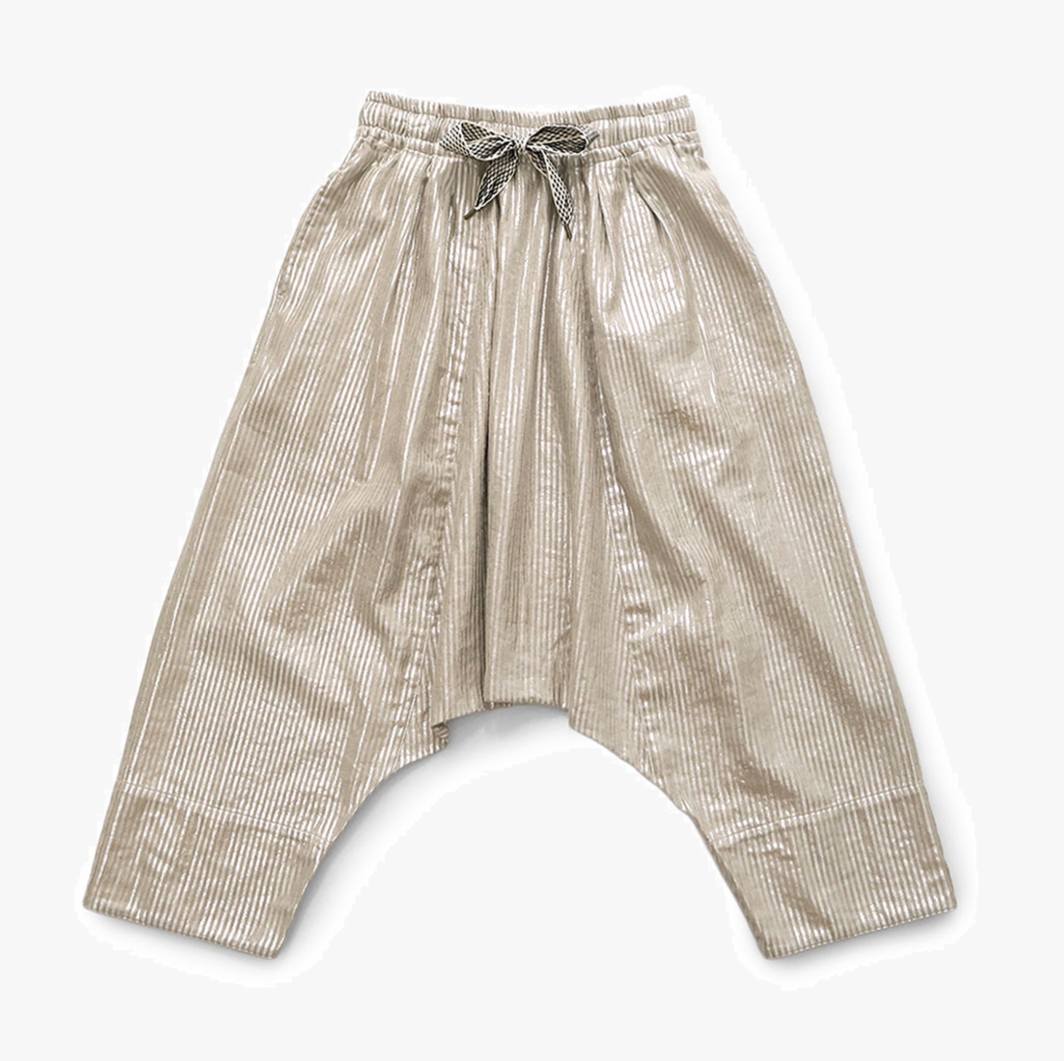 KAPITAL 2026 LINEN GLITTER PHILLIES SAROUEL EASY PANTS - THIN STRIPE PRE ORDER ITEM (預訂中)
