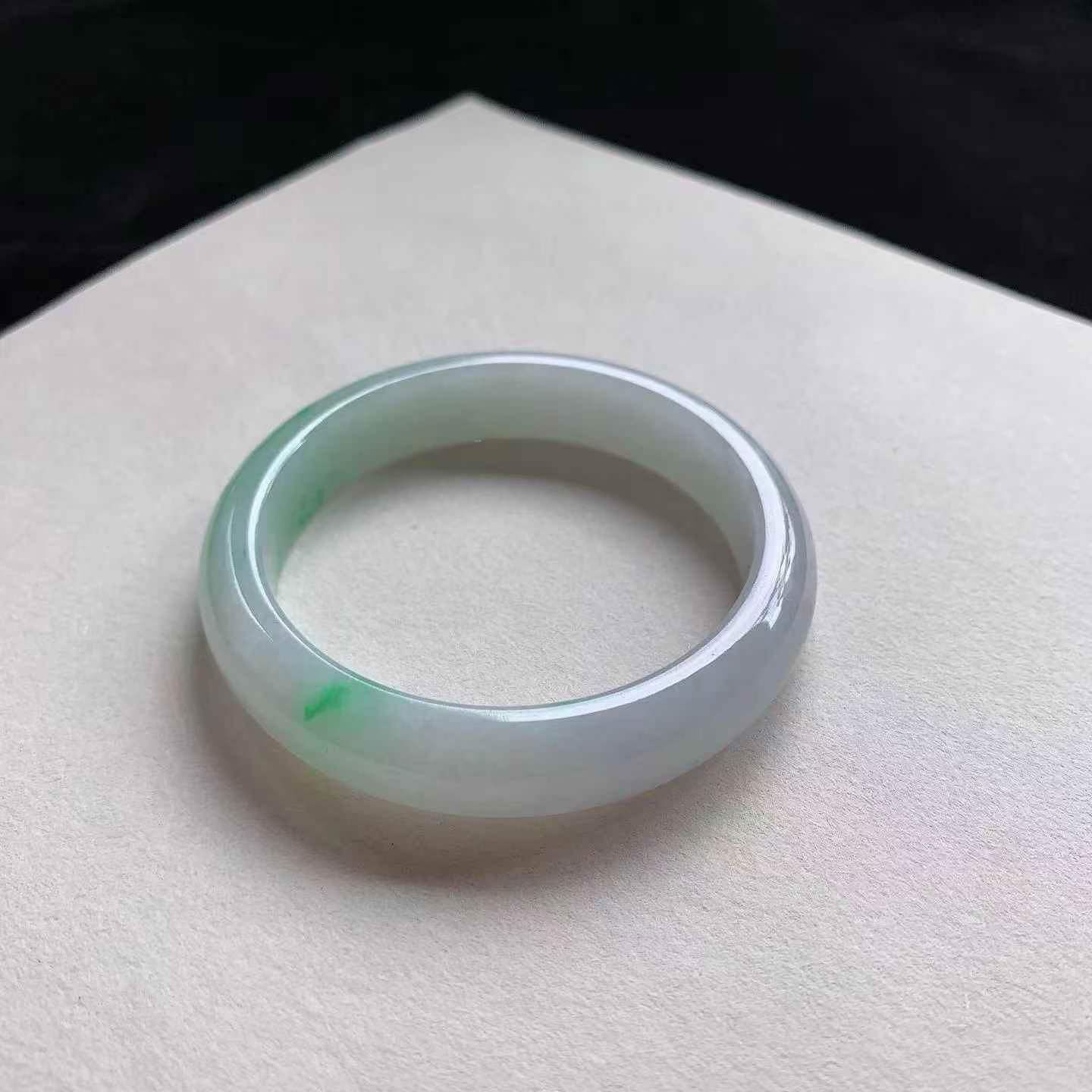 6145633 54mm陽綠正圈翡翠手鐲 (52-54)