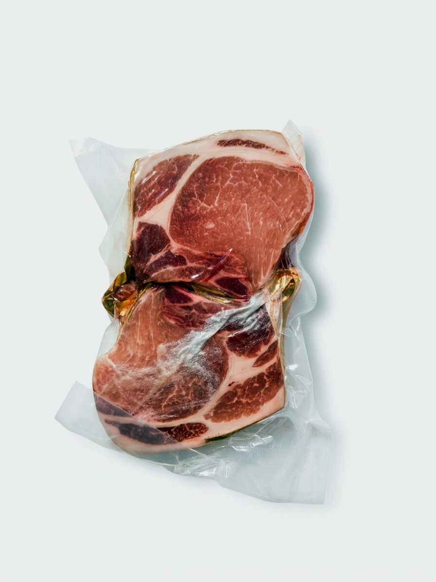 西班牙 Diaz 杜洛克豬帶骨法式里肌肉鞍架 (3支骨一份）Duroc Pork Bone-In Trimmed French Cut Loin Rack Portion 固定價格 500-550克/包 +/-5% (急凍 -18C)