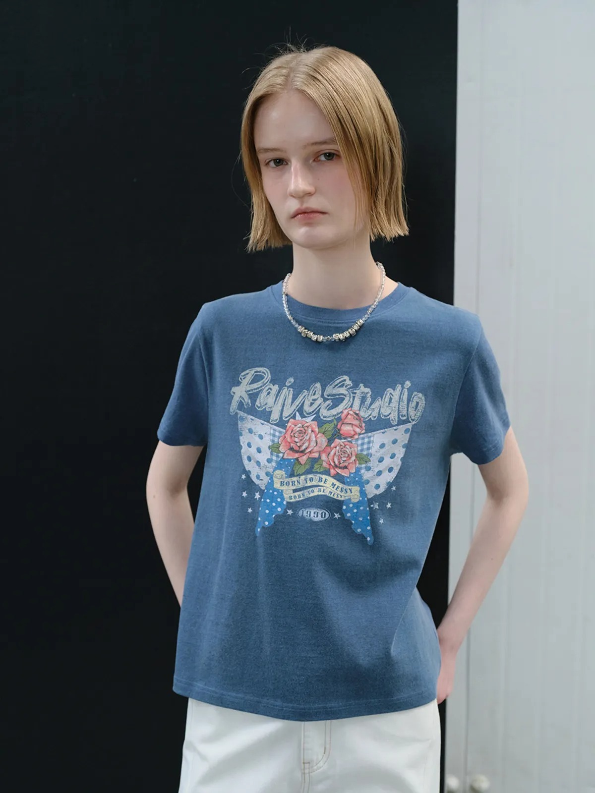 RAIVE Dot Rose Graphic T-shirts