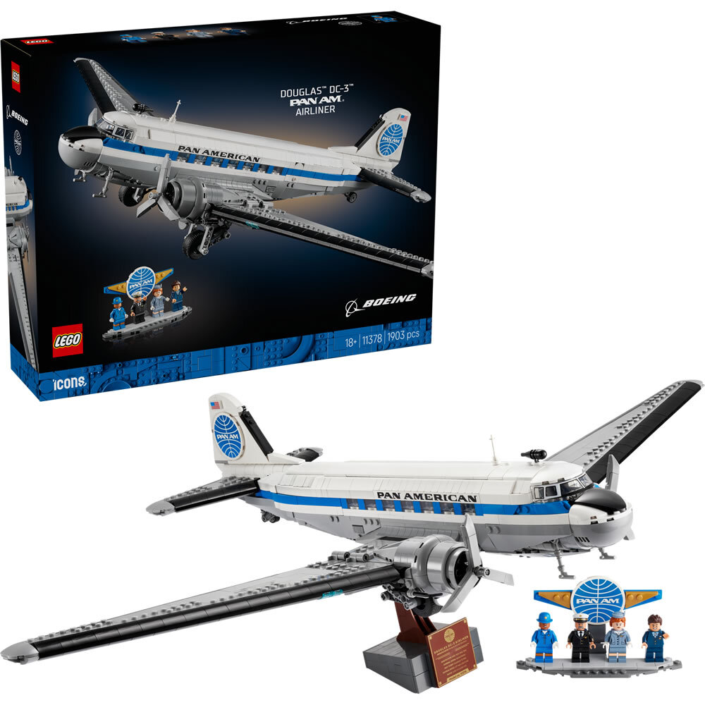 LEGO 11378 樂高積木 11378 Icons 系列 - Douglas™ DC-3™ PAN AM® 客機
