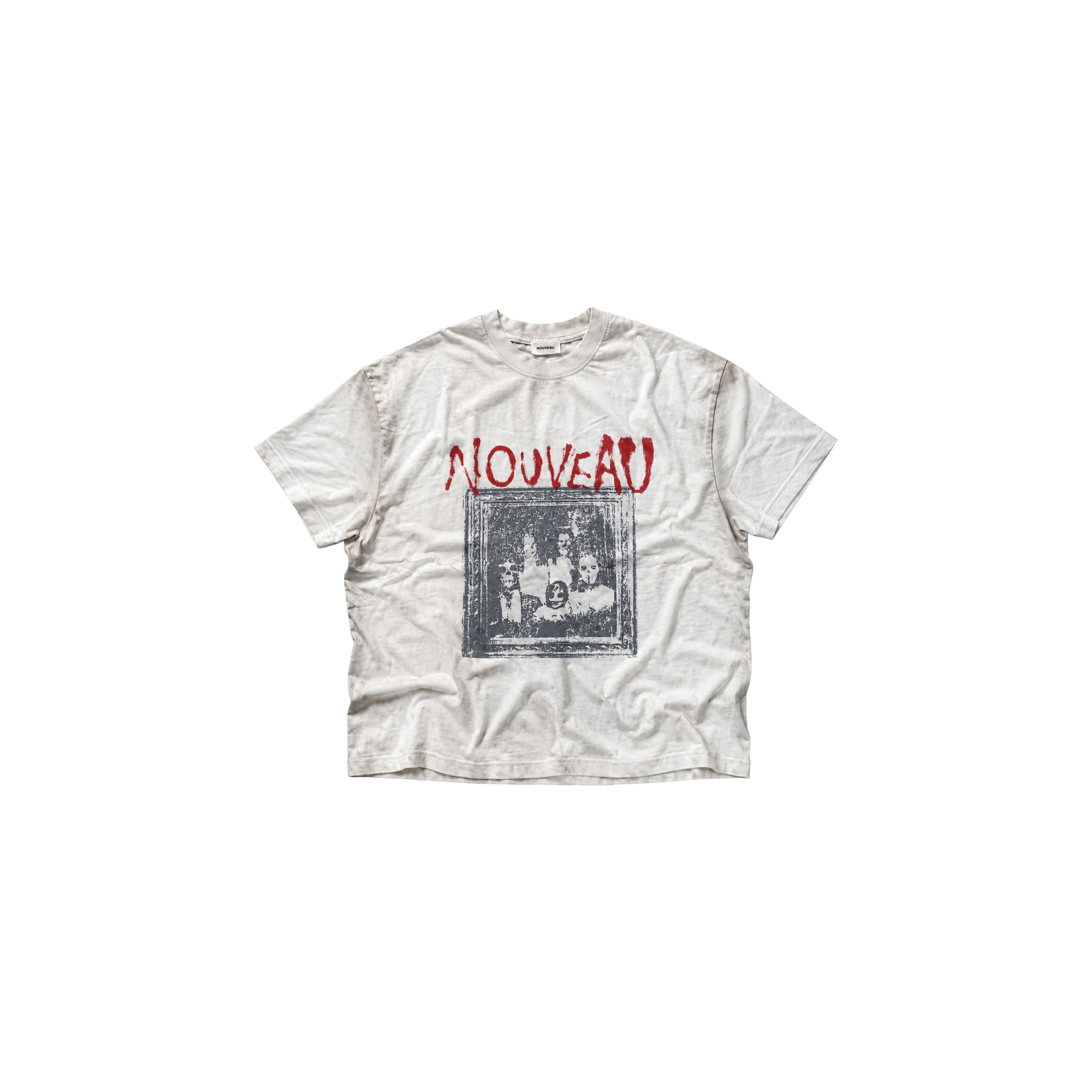 NOUVEAU NVT26102 BOXY GHOST FAMILY T-SHIRT IN COTTON JERSEY