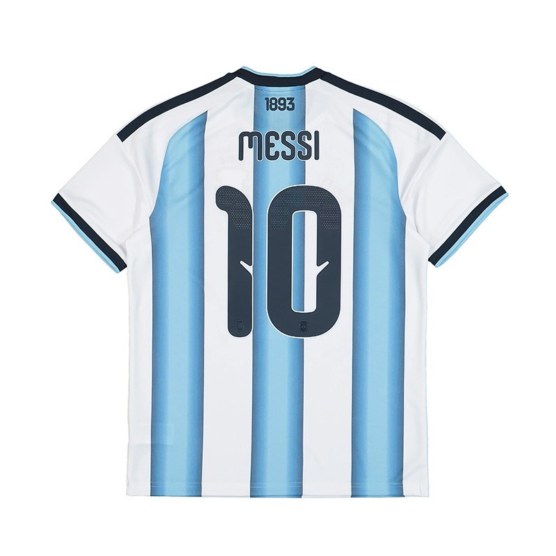 FIFA足球 Lionel Messi 阿根廷白條紋 主場 2026 世界盃 Home Adidas Replica Jersey 球迷版 燙印 全新 亞洲版本