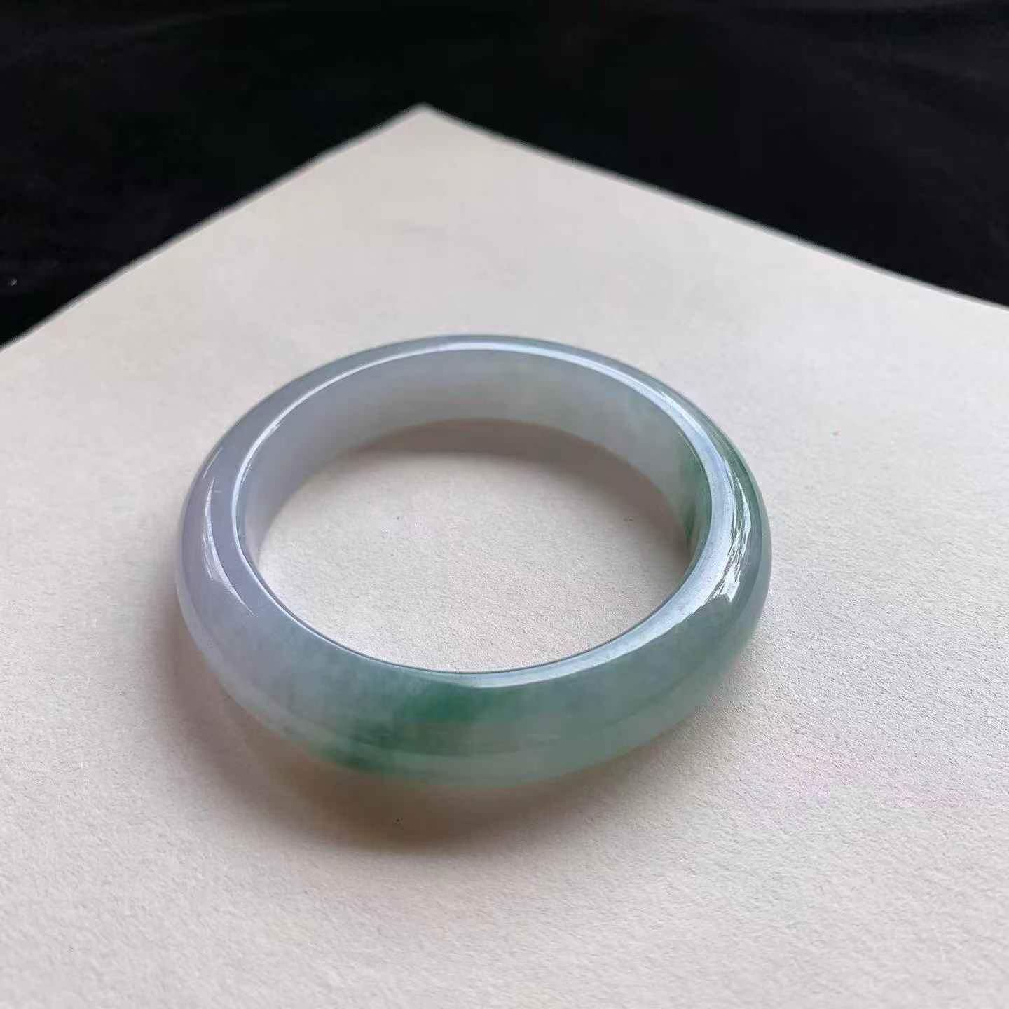油綠正圈翡翠手鐲,天然翡翠A玉, 緬甸玉, Jade, Jadeite