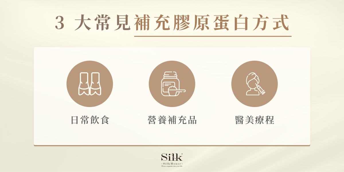 3 大常見補充膠原蛋白方式