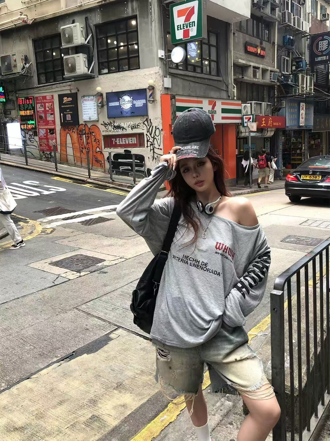 防曬字母罩衫T
