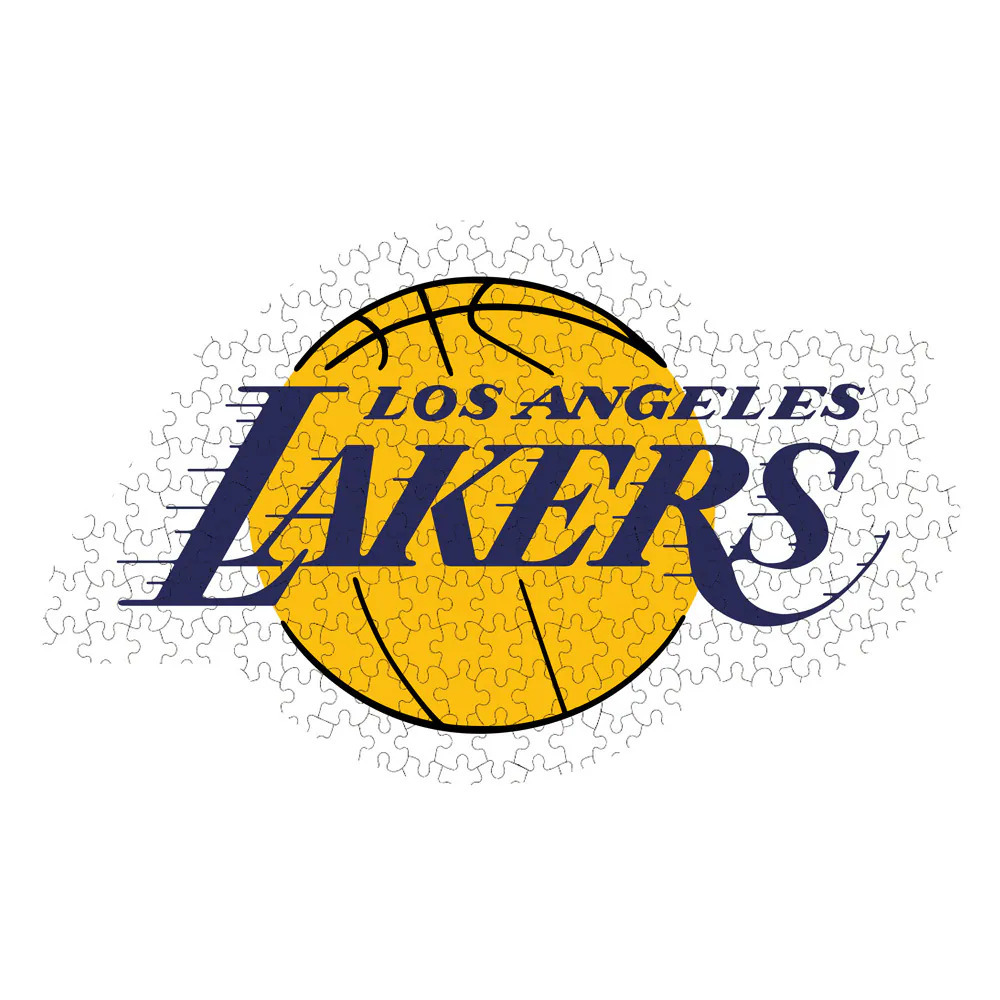 NBA系列：500pc球隊LOGO牆壁拼圖 洛杉磯湖人