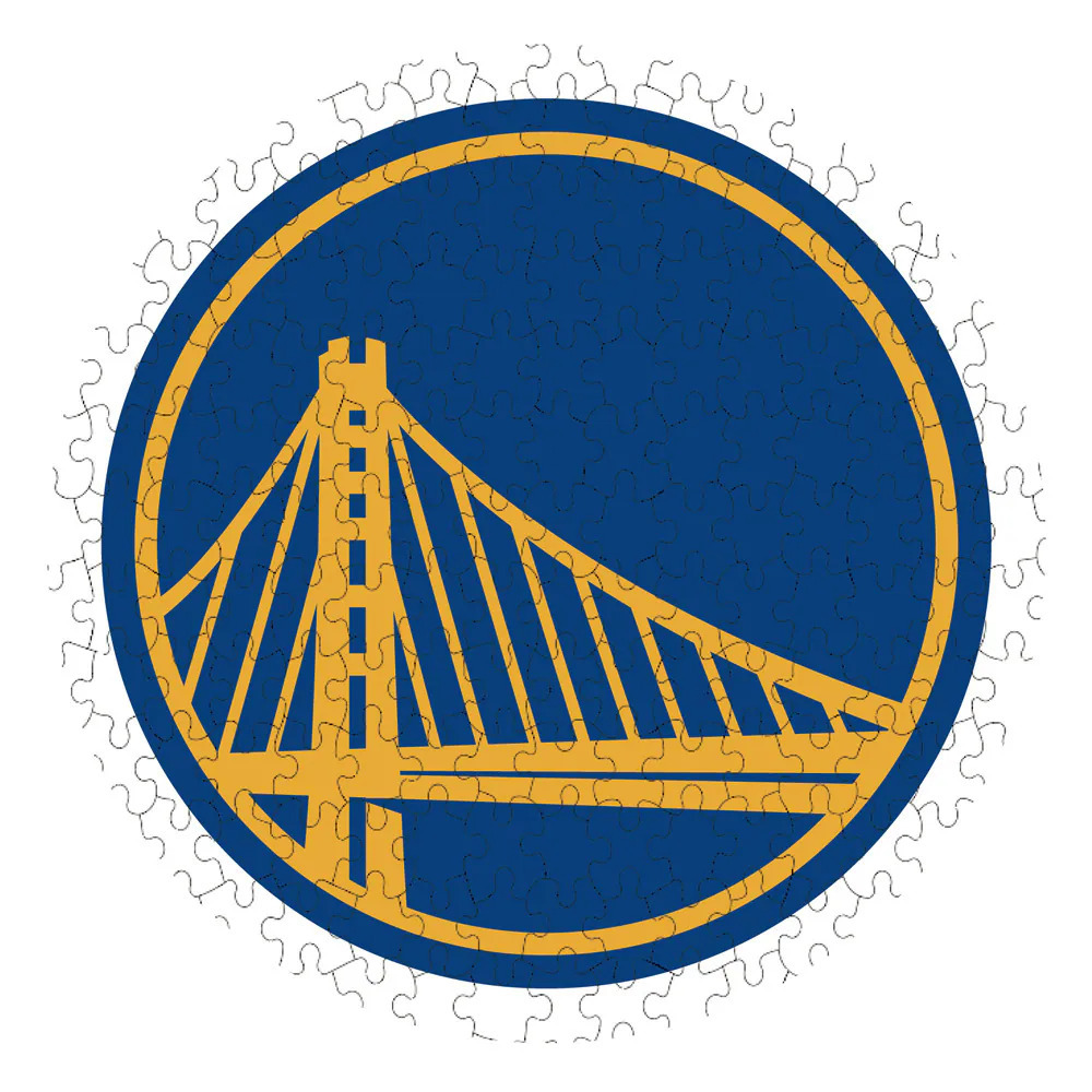 NBA系列：500pc球隊LOGO牆壁拼圖 金州勇士