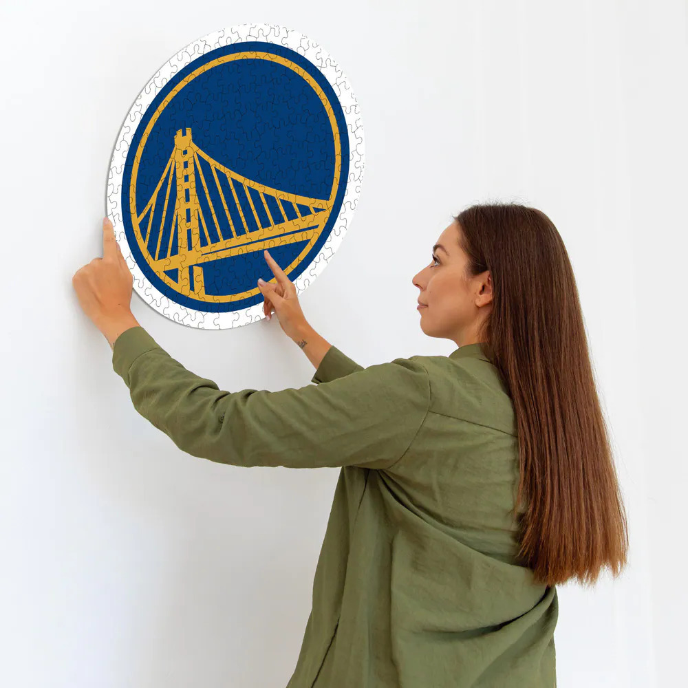NBA系列：500pc球隊LOGO牆壁拼圖 金州勇士