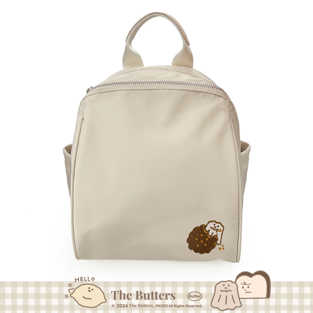 Paidal x The Butters奶油家族 可露露吃餅乾防水布淑女後背包