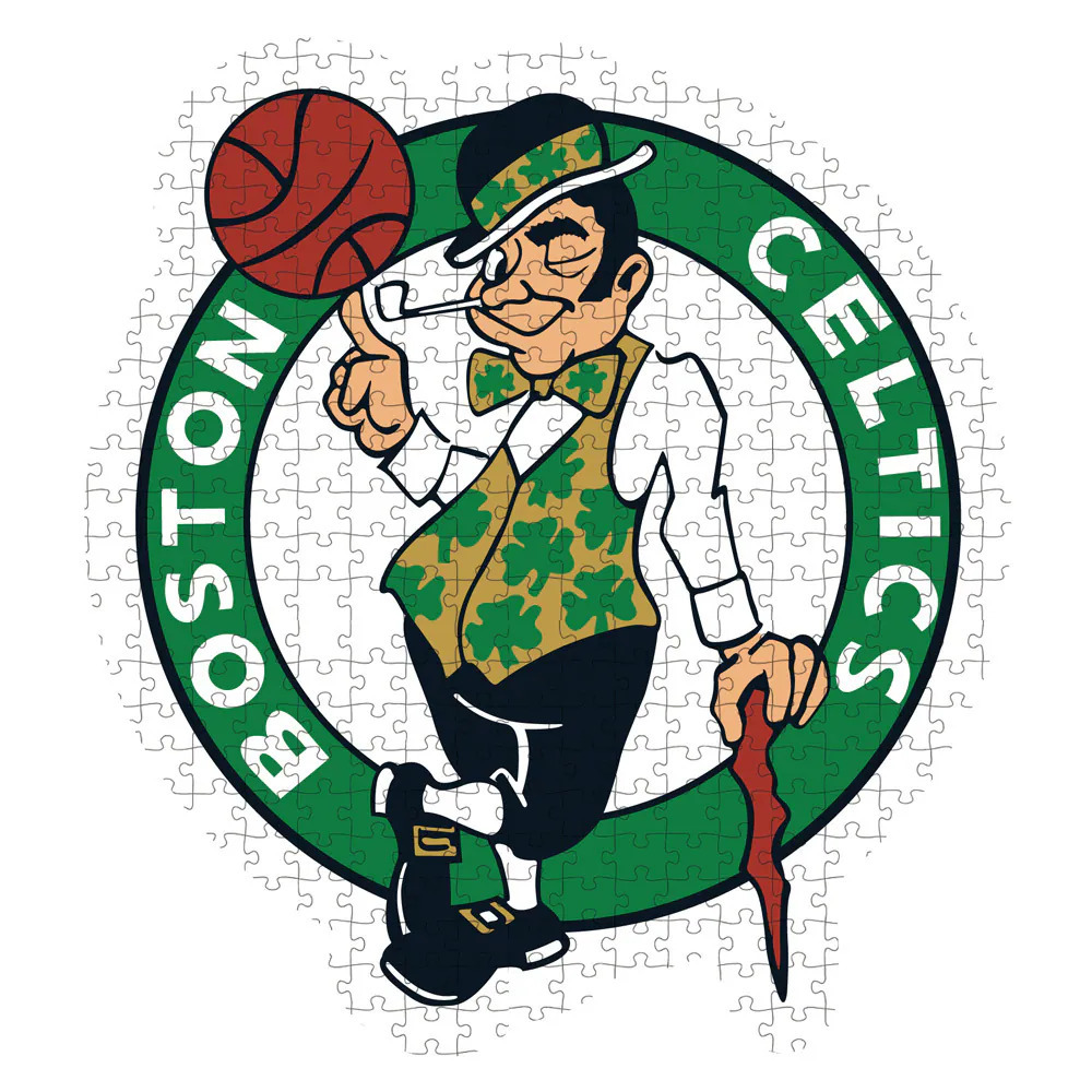 NBA系列：500pc球隊LOGO牆壁拼圖 波士頓塞爾提克