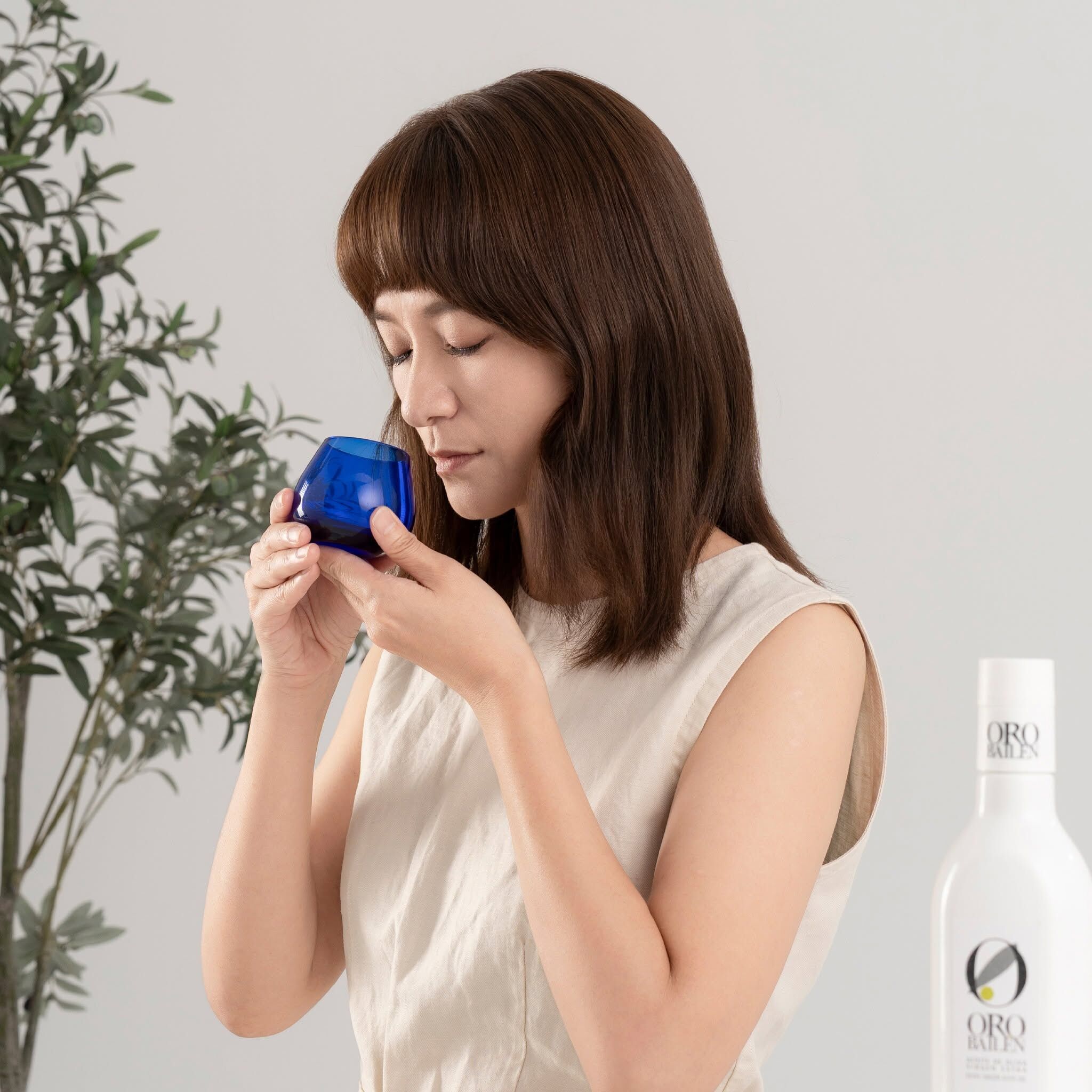 有機橄欖油聞香與品油師Kelly