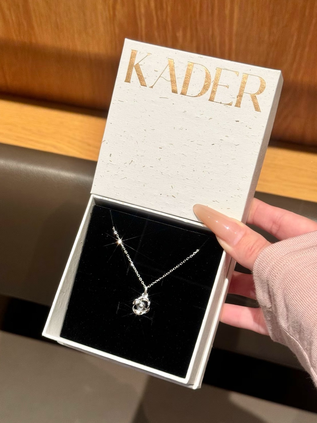 卡蒂羅 KADER 帶鑽幸運四葉草 S925項鍊 女款 三色