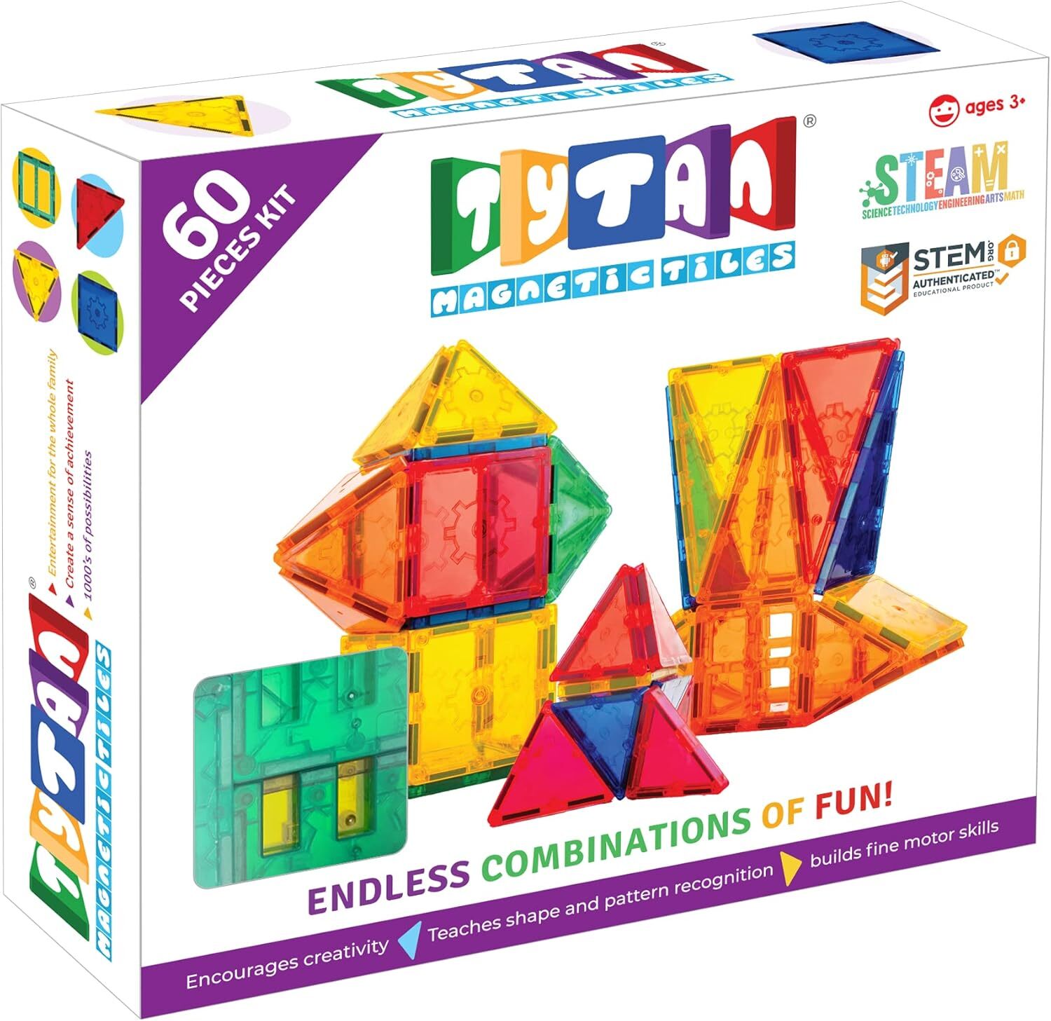 TYTAN-60入磁力積木片遊玩組