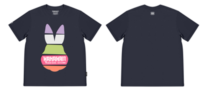 0627HA27-HANAHAII-CLOTH-Hanahaii 2026 新款復古多色拼接色塊兔仔純棉 T-shirt 短袖[2件起 $138/件,同優惠可混款]（A27）