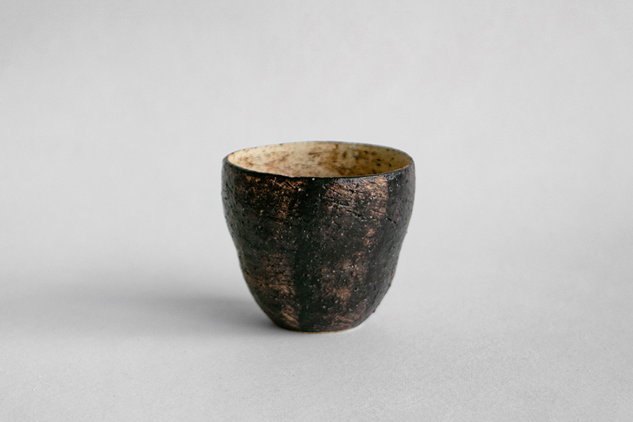 日野明子選品 - 野村亞矢 杯 手捏成形 白