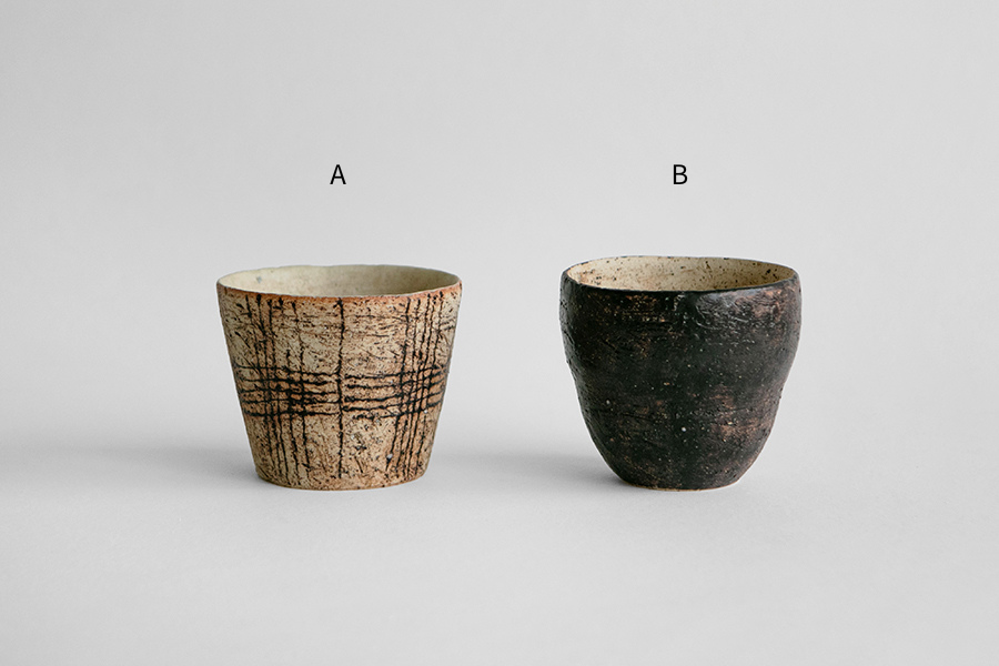 日野明子選品 - 野村亞矢 杯 手捏成形 白