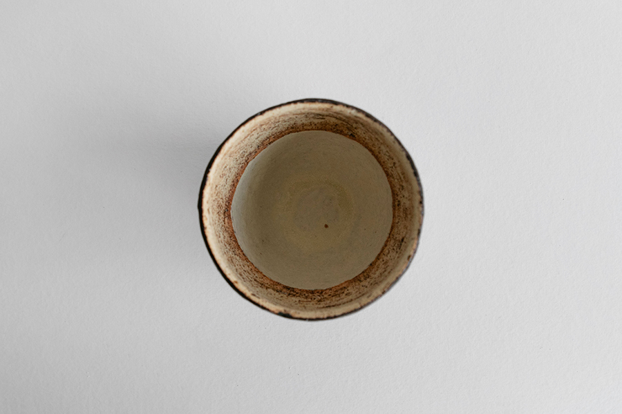 日野明子選品 - 野村亞矢 杯 手捏成形 白