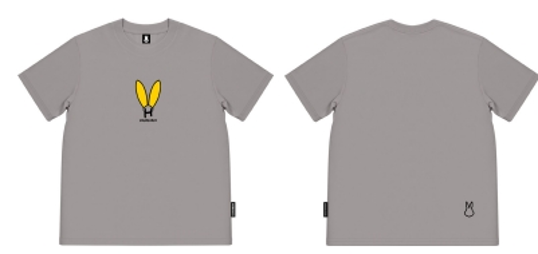 0627HA38-HANAHAII-CLOTH-Hanahaii 2026 新款極簡立體大兔耳純棉 T-shirt 短袖[2件起 $138/件,同優惠可混款]（A38）