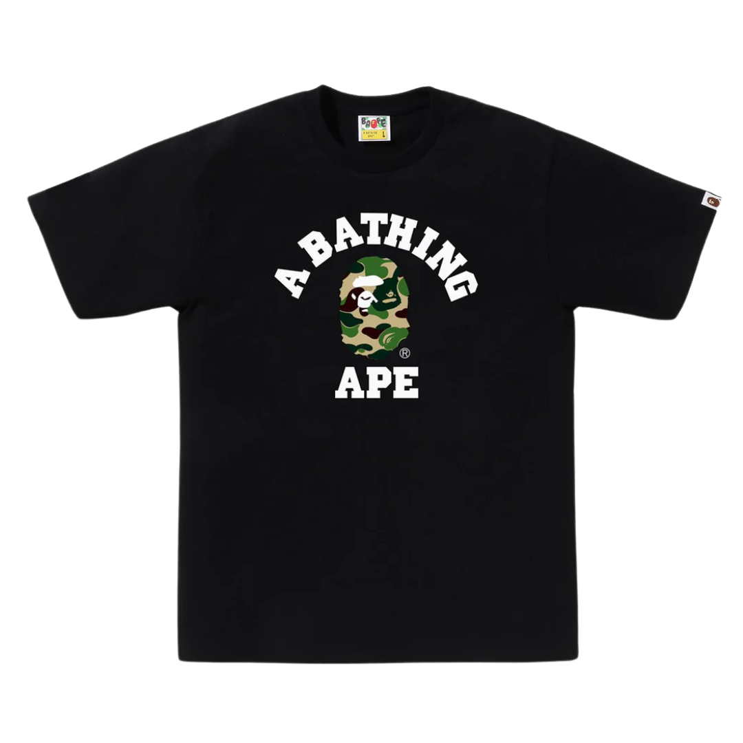 ☆ETW☆【EASY TO WEAR】BAPE ABC CAMO COLLEGE TEE 猿人 大學 迷彩 短T 春夏