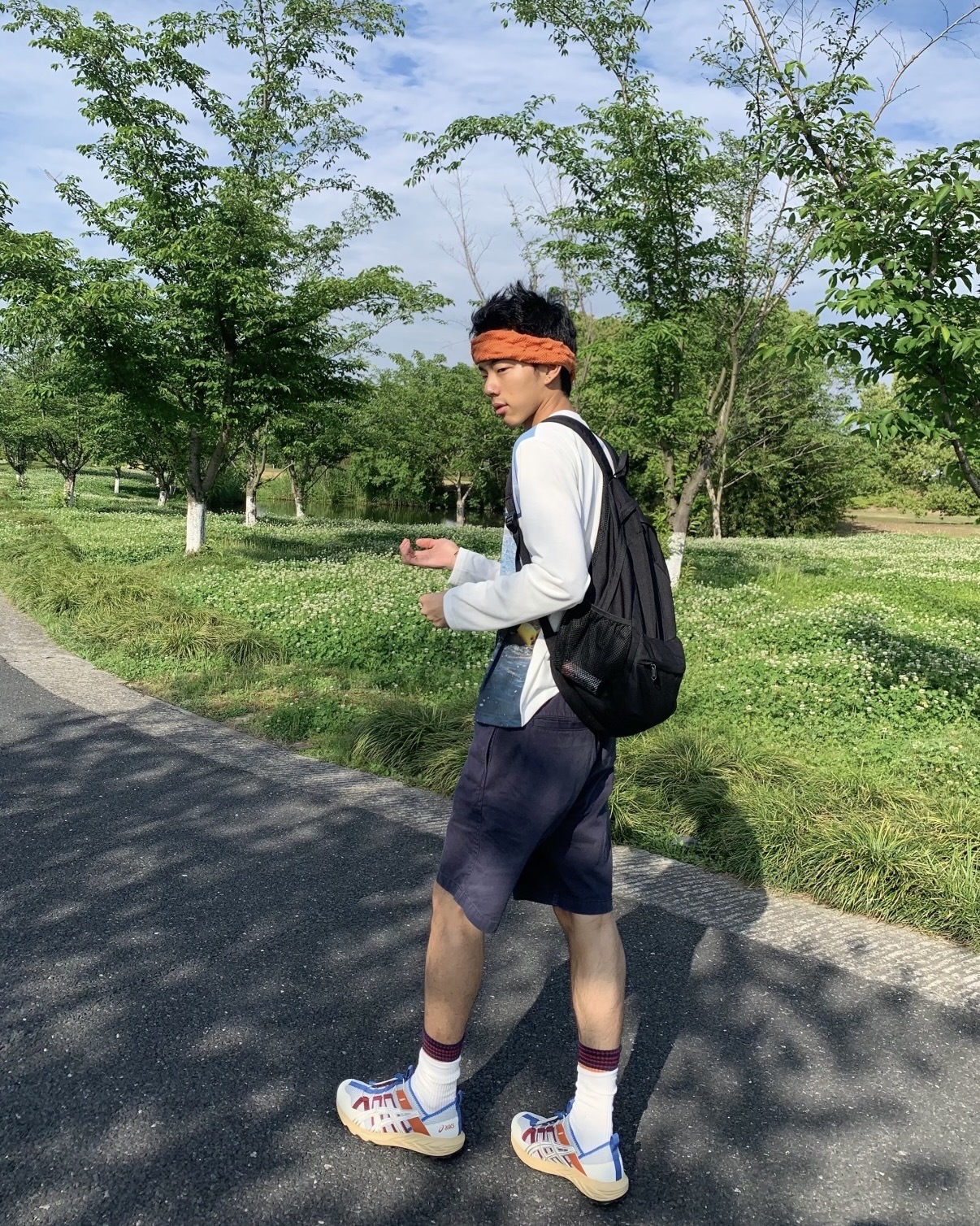 ASICS GEL-SONOMA TR 奶油灰橘 寶藍 酒紅 復古色 溯溪鞋 涼鞋 懶人鞋 穆勒鞋 可踩後跟 緩震 快速鞋帶 抽繩繫帶 男女鞋 1203A719-021 / 預購