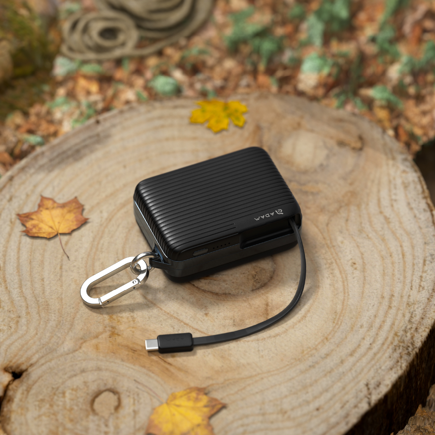 VIONTA T1S 10000mAh Solid-State Power Bank with Built-In Cable