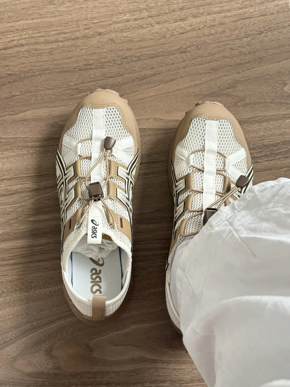 ASICS GEL-SONOMA TR 焦糖奶油 米色 溯溪鞋 涼鞋 懶人鞋 穆勒鞋 可踩後跟 緩震 快速鞋帶 抽繩繫帶 男女鞋 1203A719-200 / 預購