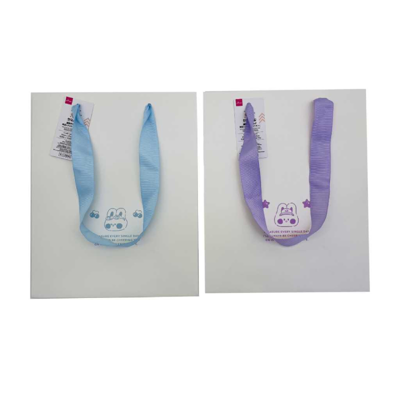 手提袋/直式 韓風兔兔姐姐 22×27×12cm