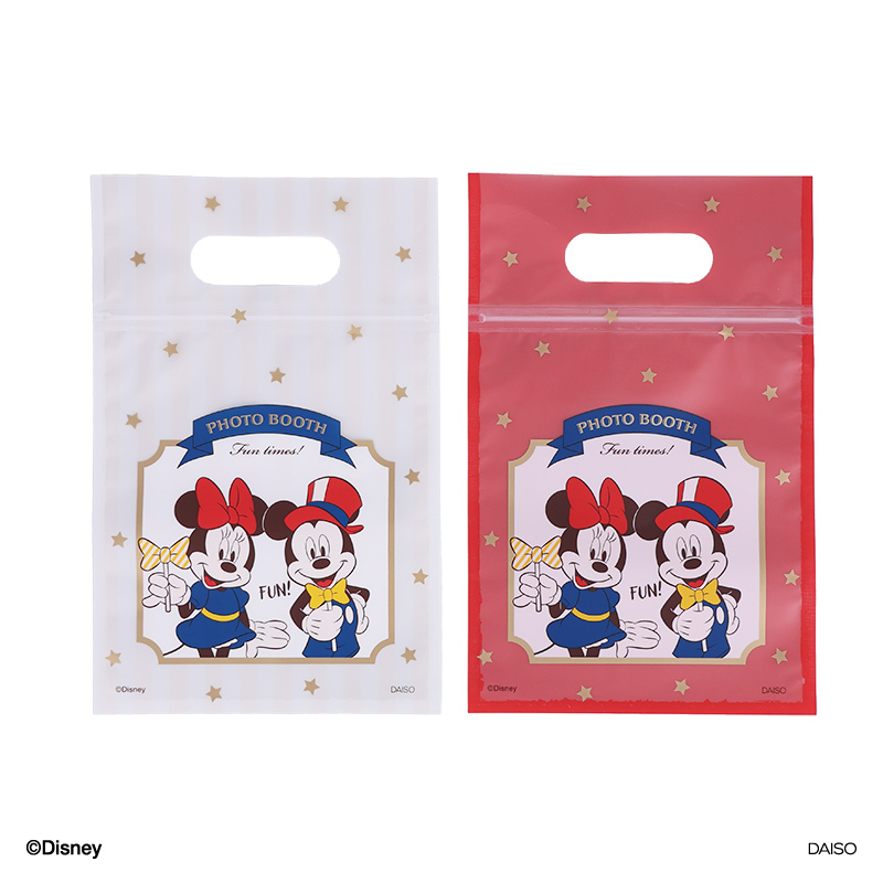 食品包裝夾鏈袋/霧面 米奇＆米妮 3入 16×25cm