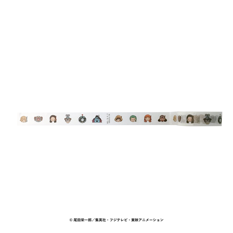 紙膠帶/ONE PIECE 航海王 草帽一夥 1.5cm×3M
