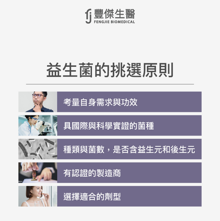 益生菌的5大挑選原則