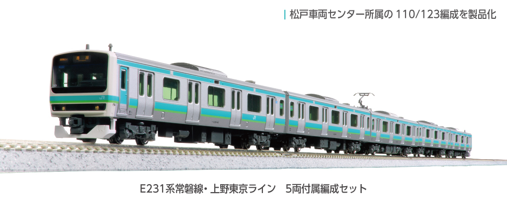 Kato 10-2028 N scale E231 Series Joban Line/Ueno-Tokyo Line 6-Car Basic Set