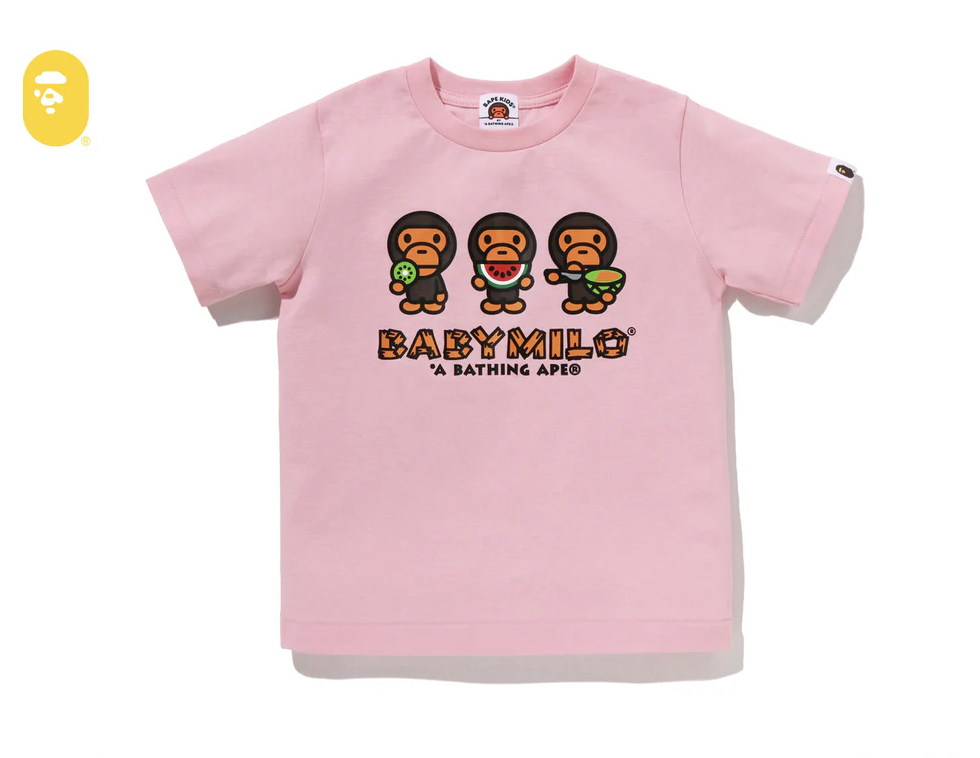 【BAPE童裝】0627發售BABY MILO FRUIT SUMMER TEE