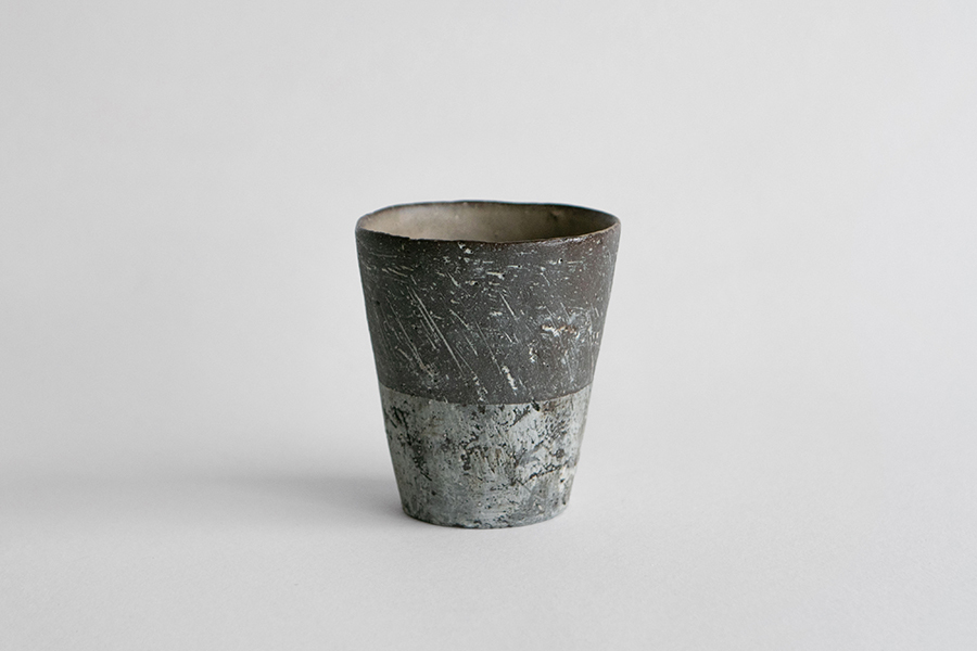 日野明子選品 - 野村亞矢 杯 手捏成形 黑
