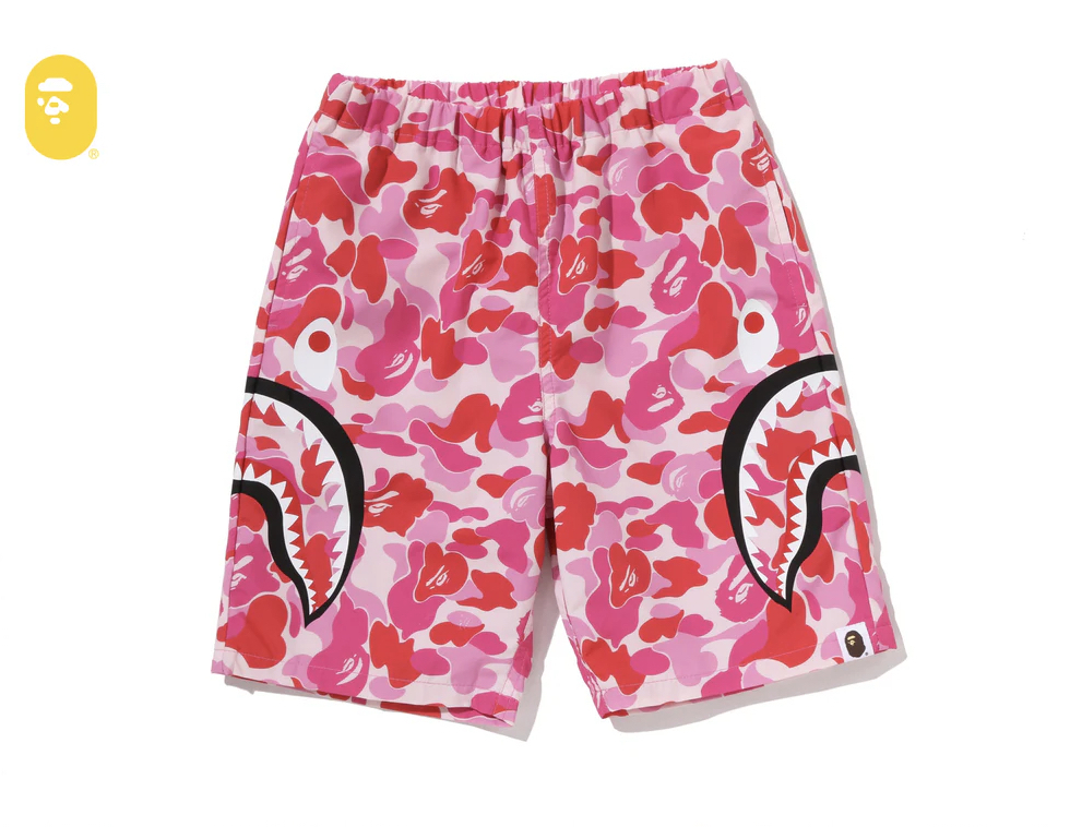 【BAPE童裝】0627發售ABC CAMO SIDE SHARK BEACH SHORTS