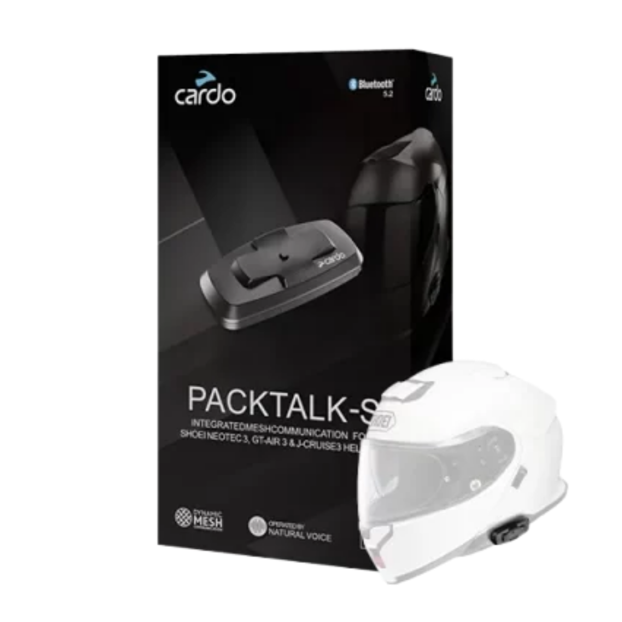 CARDO Packtalk-S for Shoei Gen 3 Helmets