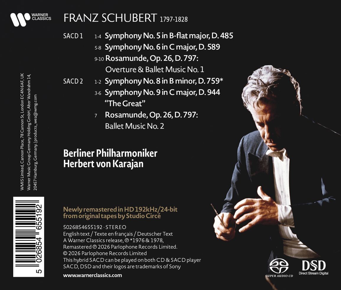Berliner Philharmoniker, Herbert von Karajan - Schubert