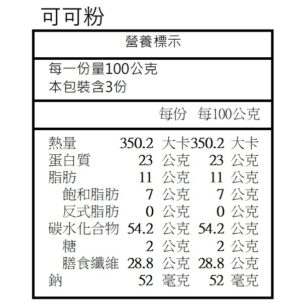 可可粉(分裝300g)｜中脂可可 高脂可可｜