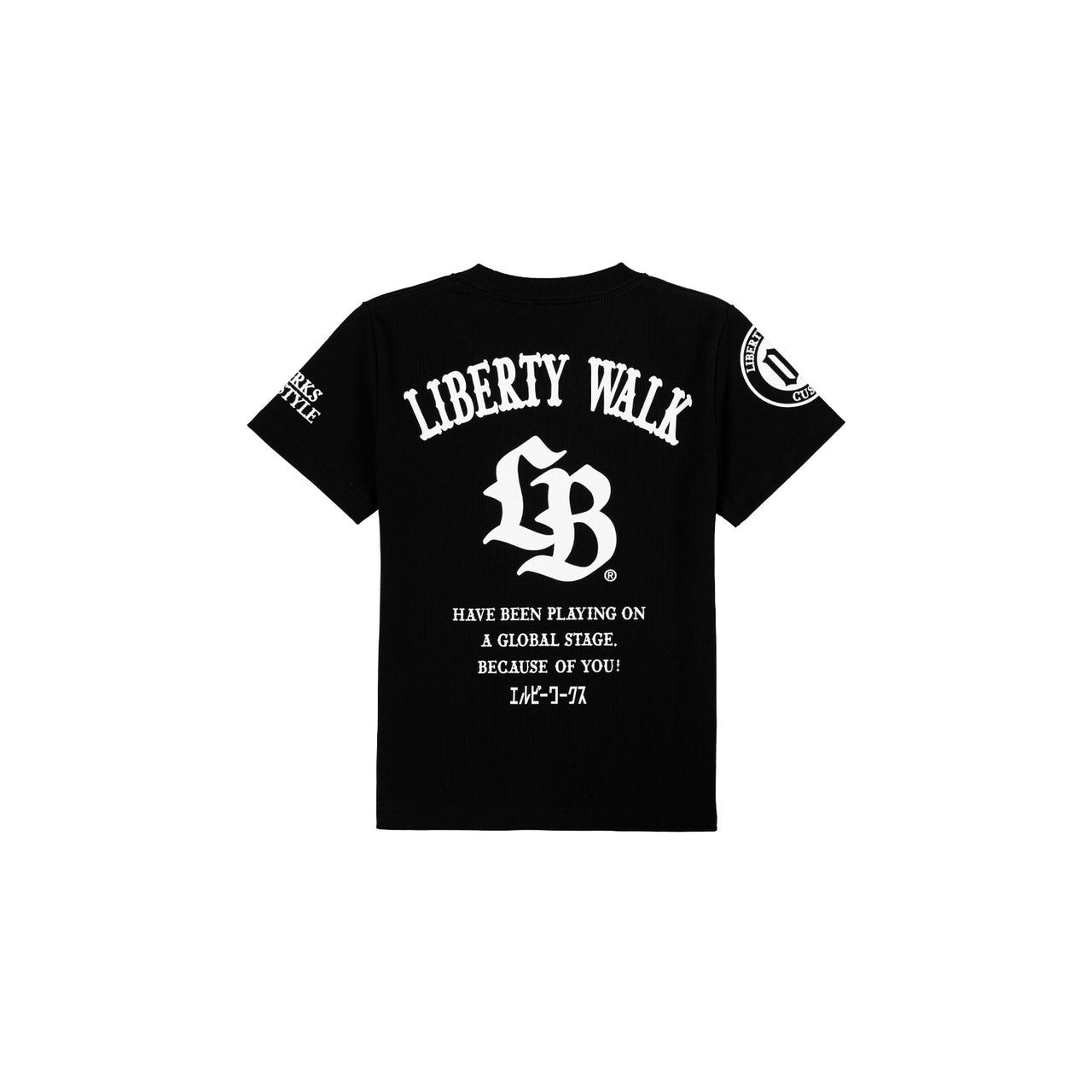 【LIBERTY WALK童裝】0627發售新品LB THORN LOGO EMBROIDERY KIDS TEE